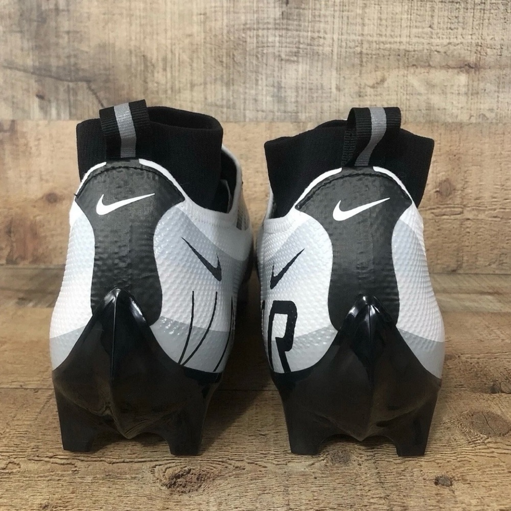 Nike Vapor Edge Pro 360 Football Cleats White Black DQ3670-100 men size 13 NEW - Picture 3 of 6